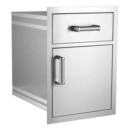 FIRE MAGIC Premium Flush Soft Close Medium Pantry Door & Drawer 54018S